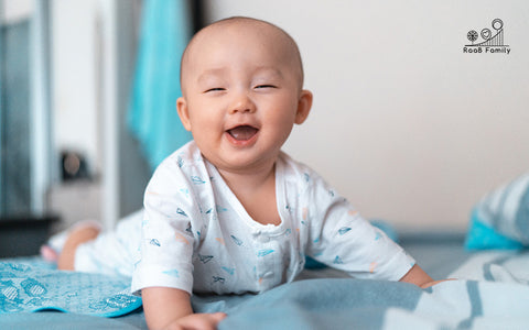 A Baby Engaging in Tummy Time