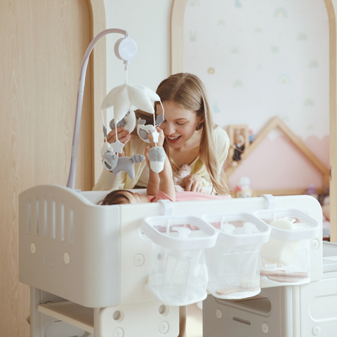 Diaper Changing Table Station Shelf