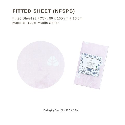 Glücklich Cot Muslin Bumper Fitted Bed Sheet Set