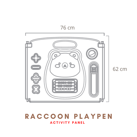 Activity Panel for Raccoon Playpen