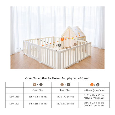 DreamNest House Playpen Play yard