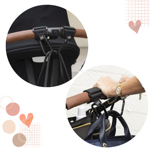 RaaB™ Family 2 PCS Stroller Pram Hooks Clips Multifunctional Hooks - RaaB™ Family Official Online Store