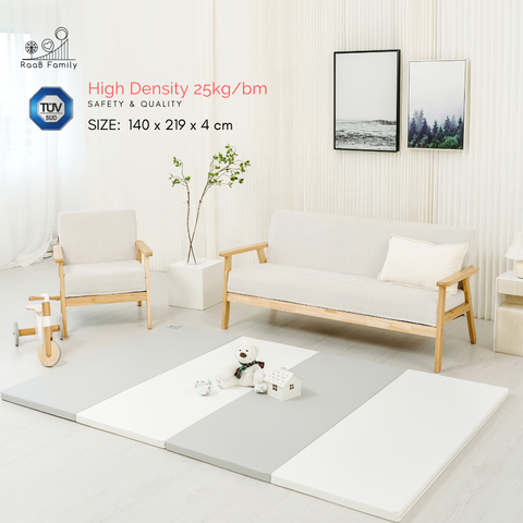 GWPM-2 140 x 219 x 4 CM High Density Foldable Vegan PU Leather Play Mat