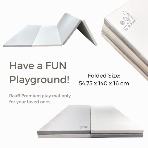 GWPM-2 140 x 219 x 4 CM High Density Foldable Vegan PU Leather Play Mat