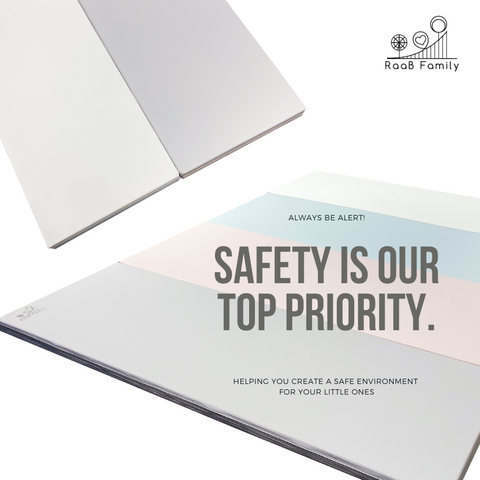 MMPM - 160 x 231 x 4 CM High Density Foldable Vegan PU Leather Play Mat