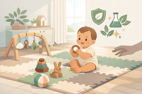 How to Choose a Non Toxic Baby Play Mat