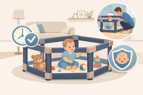 When to Use a Baby Playpen Safely at Home