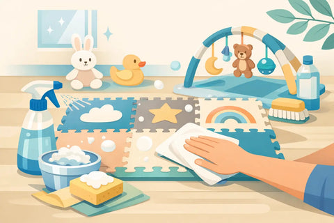 How to Clean Baby Play Mats Properly