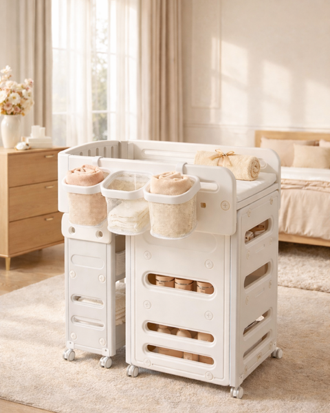 Diaper Changing Table Station Shelf