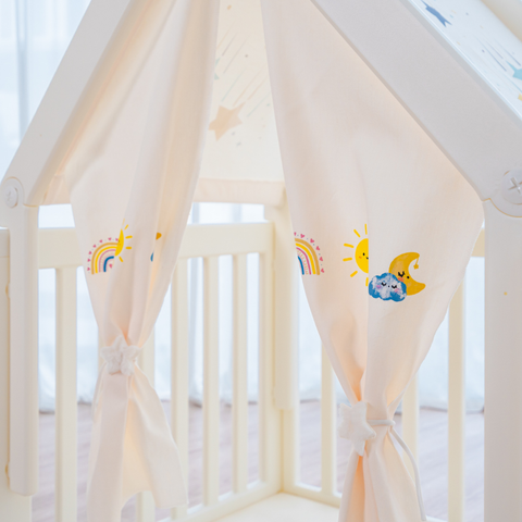 DreamNest Playpen House (with Fabric Canopy)