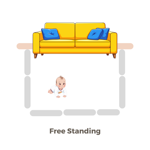 Bear Playpen Free Standing Set
