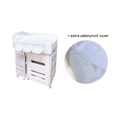 Diaper Changing Table Station Shelf