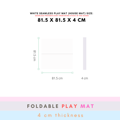 DreamNest House Mat- 81.5 x 81.5 x 4 cm