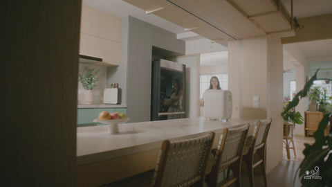 uv sterilizer on dining table